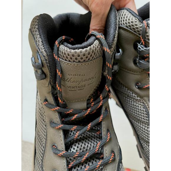 Weatherproof Vintage Brendan Hiking Boots Brown Men's Size 12 NEW - Picture 7 of 11